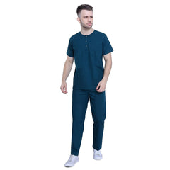 Men’s Scrub Suit (Round Neck) Navy Blue