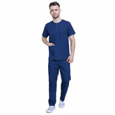 Men’s Scrub Suit (Round Neck) Blue
