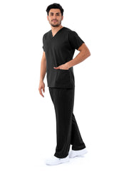 Easyfit Classic Black Scrub Suit