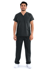 Easyfit Dark Grey Scrub Suit