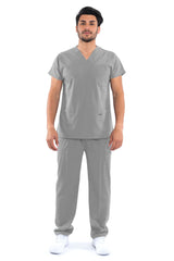 Easyfit Light Grey Scrub Suit