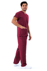 Easyfit Maroon Scrub Suit